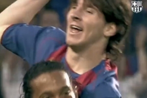 梅西巴萨生涯首球20周年！巴萨官方社媒致敬：传奇由此开启